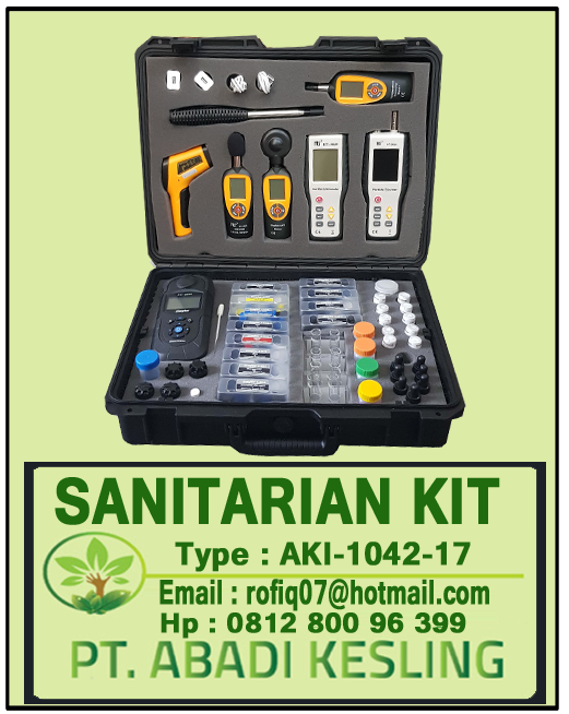 Daftar dan Spesifikasi Sanitarian Kit 