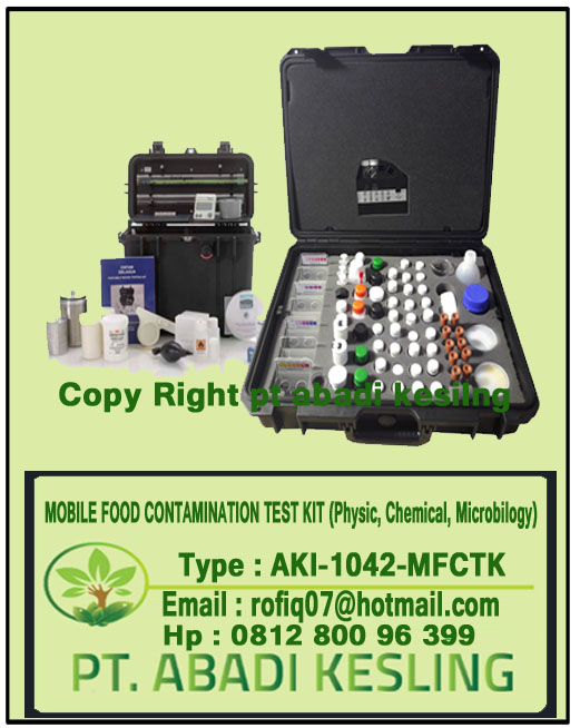 Mobile Food Contamination Test Kit (Physical, Chemical and Microbiology)